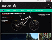 Tablet Screenshot of covebike.com